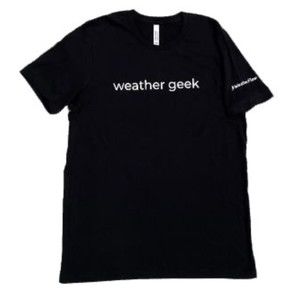 Canvas Men's Black Weather Geek Short Sleeve T-Shirt Size 2XL